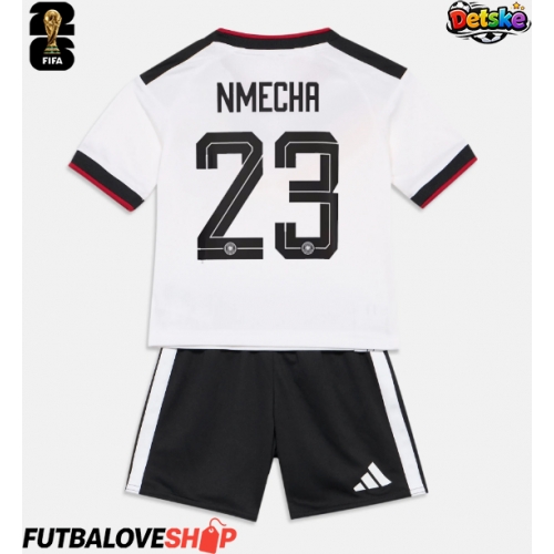 Dres Nemecko Felix Nmecha #23 Domáci pre deti MS 2026 Krátky Rukáv (+ trenírky)
